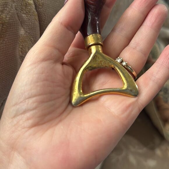 Vintage 70s Look Groovy Owl Figurine Brass Bottle Opener Adorable - Picture 11 of 16